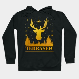 Copy of Terrasen deer and star golden design Hoodie